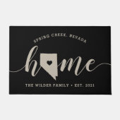 Nevada Home State Personalized Deurmat (Voorkant)