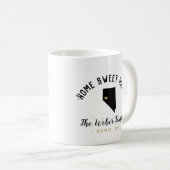 Nevada Home Sweet Home Famille Monogramme Mug (Devant droit)