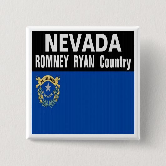 NEVADA is Romney Ryan Country Button (Voorkant)