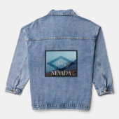 Nevada Landscape Poster Denim Jacket (Achterkant)