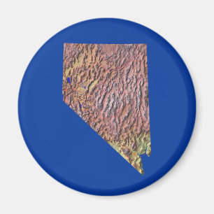 Nevada Map Magnet Magneet