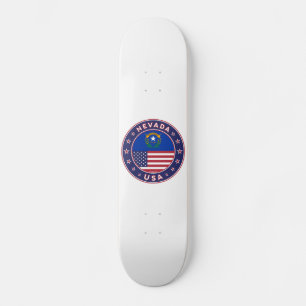 Nevada, Nevada-telefoonzaak, Nevada-sticker, Skateboard