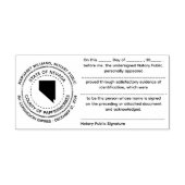 Nevada Notary publieke erkenningsstempel Zelfinktende Stempel (Design)