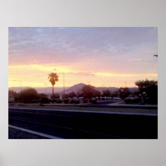 Nevada op Sunset Poster (Voorkant)