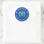 Nevada Ovale Sticker (Tas)