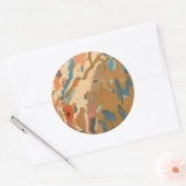Nevada Plateau Geological Ronde Sticker (Envelop)