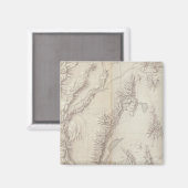 Nevada Plateau Topografisch Magneet (Voorkant / Achterkant)