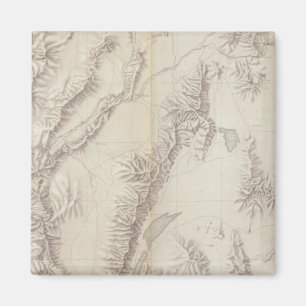 Nevada Plateau Topografisch Magneet