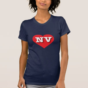 Nevada Red Heart - Ik hou van NV T-shirt