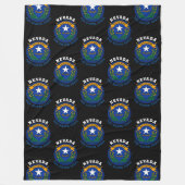 NEVADA SILVER STATE FLAG BEACH TOWEL FLEECE DEKEN (Voorkant)