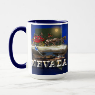 Nevada Stagecoach Artwork Mok
