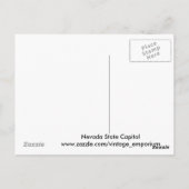 Nevada State Capitol Briefkaart (Achterkant)