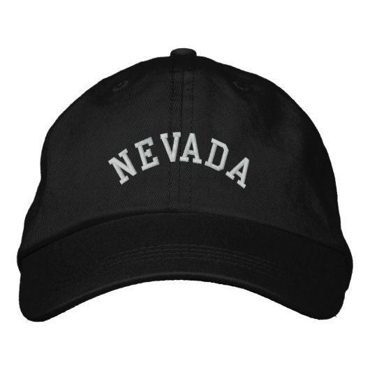 Nevada State Embroized Geborduurde Pet (Voorkant)