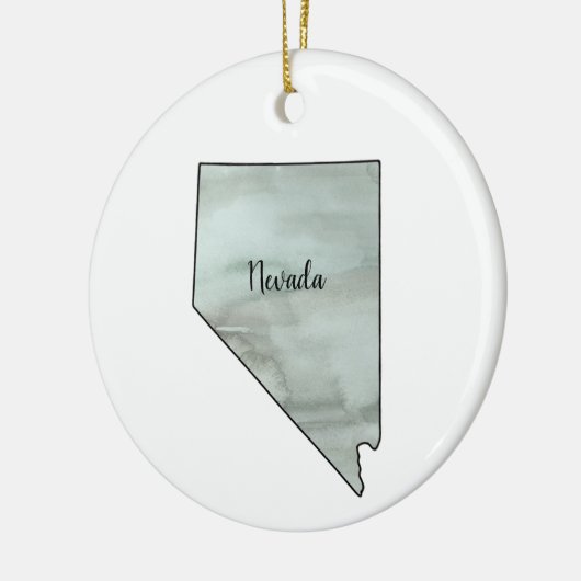 Nevada State Illustratie Schilderij Keramisch Ornament (Links)