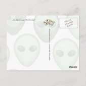 Nevada State Map Briefkaart (Achterkant)