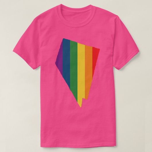 Nevada State Rainbow T-shirt (Design voorkant)