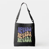 Nevada State USA Retro design Crossbody Sacs (Dos)