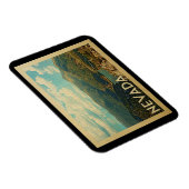 Nevada State Vintage Travel Magneet (Rechterzijde)