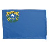 Nevada State Vlag Print Patriot Kussensloop (Voorkant)