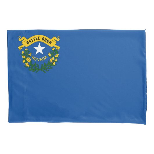 Nevada State Vlag Print Patriot Kussensloop (Voorkant)