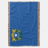 Nevada State Vlag Print Patriottisch Deken (Voorkant Verticaal)