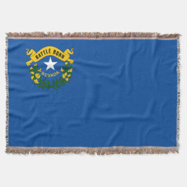 Nevada State Vlag Print Patriottisch Deken