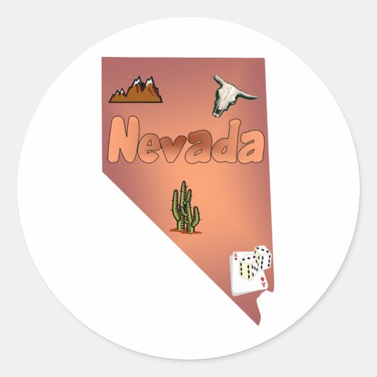 Nevada Sticker (Voorkant)