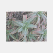 Nevada succulenten fleece deken (Voorkant (Horizontaal))