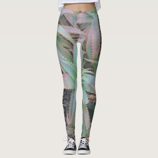 Nevada succulents leggings (Voorkant)