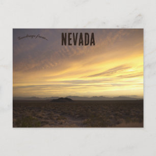 Nevada Sunset Briefkaart