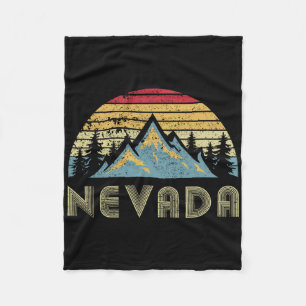 Nevada Tee - Retro Vintage Bergen Natuur Wandelen Fleece Deken