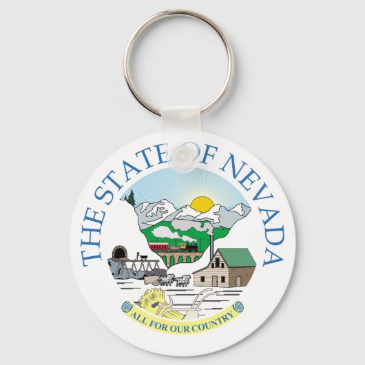 Nevada-teken Sleutelhanger (Voorkant)