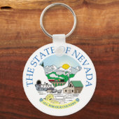 Nevada-teken Sleutelhanger (Voorkant)