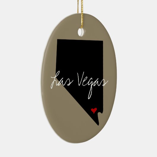 Nevada Town Keramisch Ornament (Rechts)