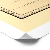 Nevada Town & Railroad Map 1893 Poster (Hoek)