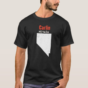 Nevada Usa Amerika reizen Nevadan Carlin T-shirt