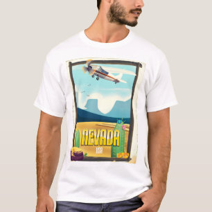 Nevada USA: reisposter. T-shirt