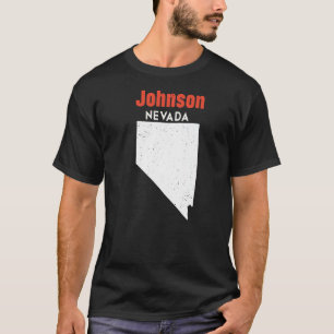 Nevada Usa State America Travel Nevadan Johnson La T-shirt
