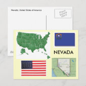 Nevada, Verenigde Staten Briefkaart (Voorkant / Achterkant)