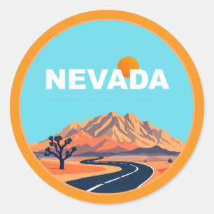 Nevada Verenigde Staten Ronde Sticker