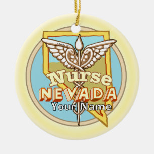 Nevada Verpleegster Caduceus Ornament