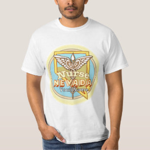 Nevada Verpleegster Caduceus T-shirt
