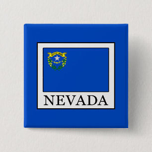 Nevada Vierkante Button 5,1 Cm