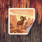 Nevada Vierkante Sticker