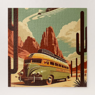 Nevada Vintage Travel Art Puzzle Legpuzzel