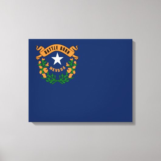 Nevada vlag canvas afdruk (Voorkant)
