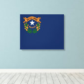 Nevada vlag canvas afdruk (Insitu (Houten vloer))