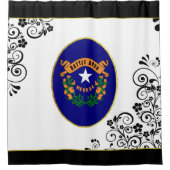 Nevada vlag douchegordijn (Voorkant)