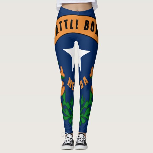 Nevada vlag leggings (Voorkant)