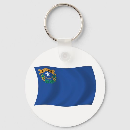 Nevada Vlag Sleutelhanger (Voorkant)